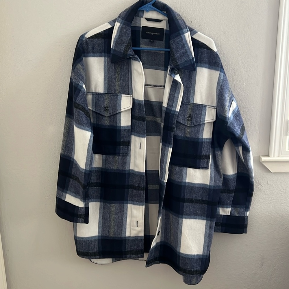Banana Republic Plaid shacket